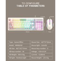 Conjunto de Teclado y Ratón para Juegos de Escritorio KM800 con 98 Teclas WiRED - details 21
