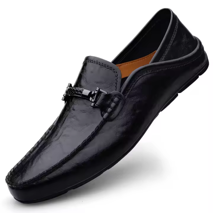 Zapatos informales de cuero sin cordones, mocasines para Hombre, primavera y verano, talla grande 48 49, mocasines para Hombre - 1