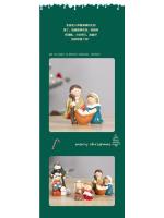 Adornos navideños de resina para La Natividad del pesebre, para el hogar Decoración de mesa, nuevos productos - details 4