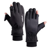 Guantes de esquí de invierno impermeables, guantes de nieve, deportes al aire libre, Snowboard, esquí, pantalla táctil, guantes de lana, antideslizantes, cálidos, dedos completos - details 6