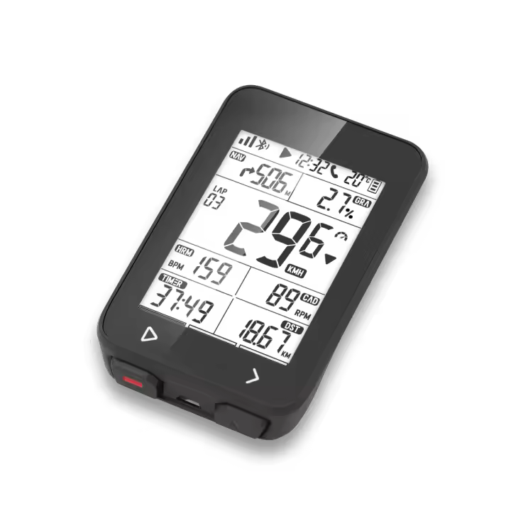 iGPSPORT iGS320 Computadora de Bicicleta con Navegación de Ruta GPS, Bluetooth y Notificaciones Inteligentes ANT+, Velocímetro Inalámbrico - 1