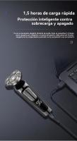 Afeitadora eléctrica multifunción 4D recargable flotante de tres cabezales afeitadora de barba eléctrica para hombres - details 13