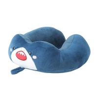 Almohada suave y esponjosa en forma de U para descanso de avión, microfibra - details 0