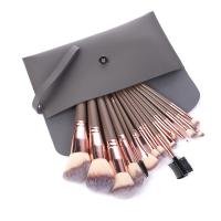 Conjunto de Brochas de Maquillaje Suave de 15 Piezas Polvo Libre de Pelo, Rostro, Ojos, Cejas - details 1