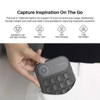 HUION Keydial  Bluetooth Programmable Keypad with Dial 5 Keys Anti-ghosting 18 Customized Keys, Wireless Shortcut Keyboard - details 4