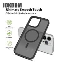 JDKDOM Funda Magnética Inalámbrica con Carga para Teléfono Pro Max, Carcasa Protectora Antigolpes para iPhone 16 Plus 16E - details 1
