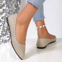 Mocasines sin cordones a la moda para mujer, zapatos planos transpirables de Ballet poco profundos, zapatos náuticos con punta estrecha y fondo suave de talla grande 43 - details 1