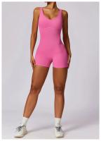 Seamless One-piece Yoga Clothing High-intensity Sweat Wicking Threaded Elastic Sports Tight Fitness One-piece Clothing Female - details 16