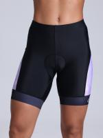 Pantalones cortos de ciclismo con costuras de dos tonos, alta elasticidad y transpirabilidad, pantalones cortos deportivos al aire libre, ropa deportiva para mujeres - details 15