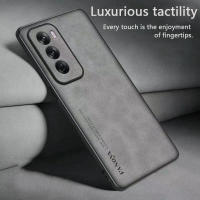 Teléfono de cuero retro para OPPO 12/ Reno 12 Pro, funda protectora a prueba de golpes para prevención de caídas - details 2