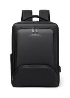 Bolso bandolera de negocios para hombre, bolso de hombro impermeable con compartimento para ordenador portátil, puerto de carga USB, tela Oxford de alta calidad, logotipo impreso de viaje - details 17