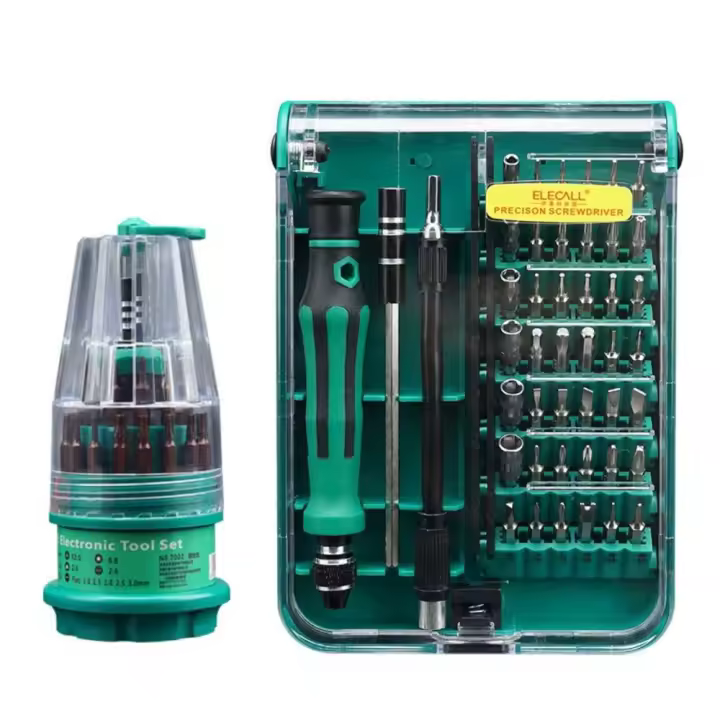Juego de destornilladores de precisión Torx, Kit de herramientas de reparación hexagonales ranuradas, destornillador magnético de acero inoxidable, reparación de portátiles - 1
