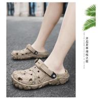 Sandalias Planas para Hombre Verano Pantuflas con Suela de Cuero y Microfibra - details 5