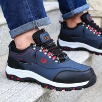 Botas con punta de acero, zapatos de trabajo protectores a prueba de golpes para hombres, zapatillas de seguridad - details 3