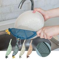 Escurridor de arroz de cocina con mango, herramientas de colador, lavado multifuncional, tamiz de agitación, resistente al desgaste, lavadora de arroz, cocina - details 0