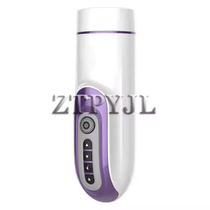 Mastubador para hombres, pistón automático telescópico, masturbador de calefacción masculino, vibrador de empuje, Vagina realista, Juguetes sexuales de Coño Real - 1