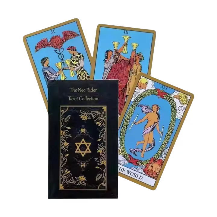 Cartas de oráculo de colección Neo Rider, cartas de Tarot de 10,3x6cm, 78 piezas - 1