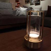 Lámpara LED de mesa inalámbrica, luz de escritorio de Metal con atenuación táctil, recargable, para restaurante, dormitorio - details 7