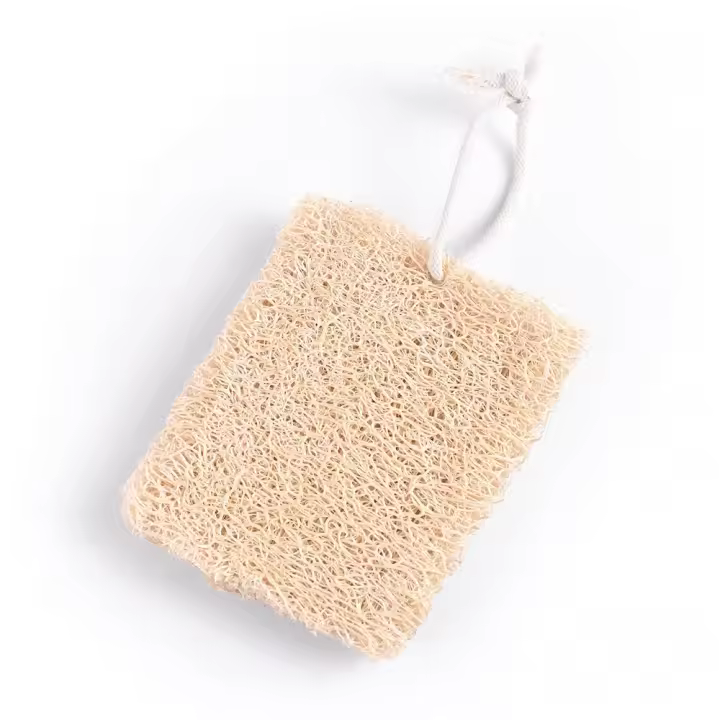 Kit de Manicura de Loofah Natural KADS 4Pcs Cepillos de Limpieza de Uñas y Exfoliación Corporal - 1