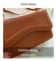 Bolso Cruzado de Cuero PU de Alta Calidad Color Sólido, Bolso Compacto para Mujeres, Bolso Messenger Pequeño - details 1