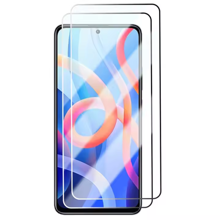 Película templada 9H para Xiaomi Redmi Note 10, 11, 9, 8, 7 Pro, 9A, 9C, 8A, 7A, vidrio protector para Redmi Note 10, 9, 10S, 8, 7, 8T, 2 uds. - 1
