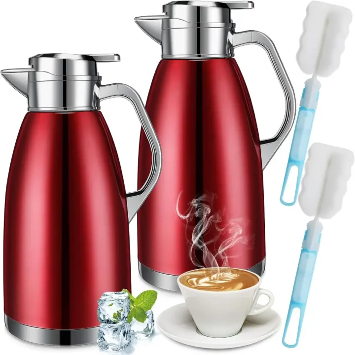 Termo de Café de Acero Inoxidable Dispensador de Agua Caliente con Aislamiento - 1