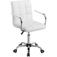Oficina con Ruedas Giratorias Silla de Ordenador Ajustable en Altura con Asiento Acolchado Giratorio - details 0
