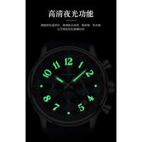 Reloj de cuarzo luminoso multifuncional con cronógrafo para hombre Streaming Venta caliente - details 12