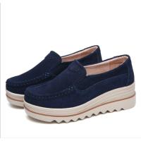 Mocasines informales sin cordones para mujer, zapatos de plataforma a la moda - details 2