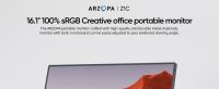 ARZOPA Monitor Portátil 16,1'' 100% sRGB Pantalla Externa para MAC Orderador Portátil PC Android Xbox PS4/5 Switch Z1C - details 0