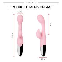 Potente vibrador de conejo para mujer, estimulador de clítoris y punto G, consolador de masaje de pezón y Vagina, juguete sexual silencioso para adultos - details 9