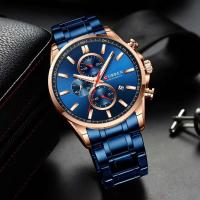 Reloj de Cuarzo CURREN 8368 Elegante Pulsera de Acero Inoxidable Resistente al Agua Calendario - details 24