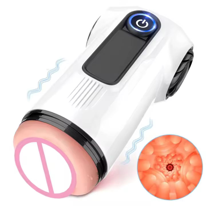 Empaque privado Automático Vibrador TPE Canal Vagina Manos Libres Masturbador Masculino Copa Bomba Juguetes Sexuales para Hombres 18 - 1
