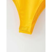 Bodysuit Veraniego Para Mujer Sexy Y Slim De Color Sólido Verde Ajustado Casual Chic Para Club Polyester Sin Decoración - details 27