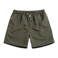 Pantalones cortos con cordón para hombre, Pantalones cortos informales de secado rápido, Color sólido, ropa de playa para surfear - details 0