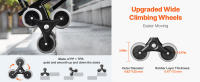 SucceBuy Carrito de Escalera Plegable de Alta Resistencia Capacidad de 460 lbs Manija Doble - details 0