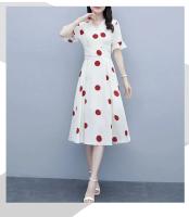 Vestido Midi de Cómodo Talla Grande Estilo Coreano para Mujeres Nueva Llegada Primavera-Verano - details 11