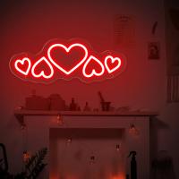 Letrero de neón con forma de corazón de amor, luces LED USB de ambiente románticas para parejas, dormitorio de niñas, aniversario de boda, propuesta de matrimonio, fiesta, decoraciones de boda - details 4