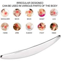 Placa de Masaje de Acero Inoxidable, Herramienta de Acupuntura, tablero Gua Sha, masajeador de raspado, 304 - details 0