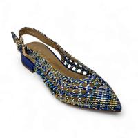Sandalias de Tacón Alto Trenzadas de Colores Para Mujer de Verano - details 20