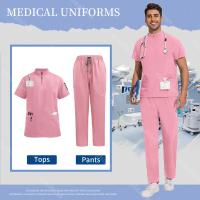 ropa médica para hombre, uniforme de hospital, traje exfoliante, ropa de trabajo quirúrgica, accesorios de enfermera, traje de trabajo para el cuidado de mascotas - details 19