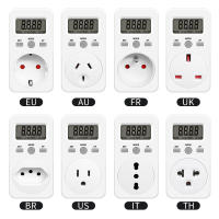 Medidor de energía Digital, vatímetro, toma de voltaje, consumo de energía, vatios, CA 230V, 16A, Analizador de electricidad, probador de Monitor - details 0
