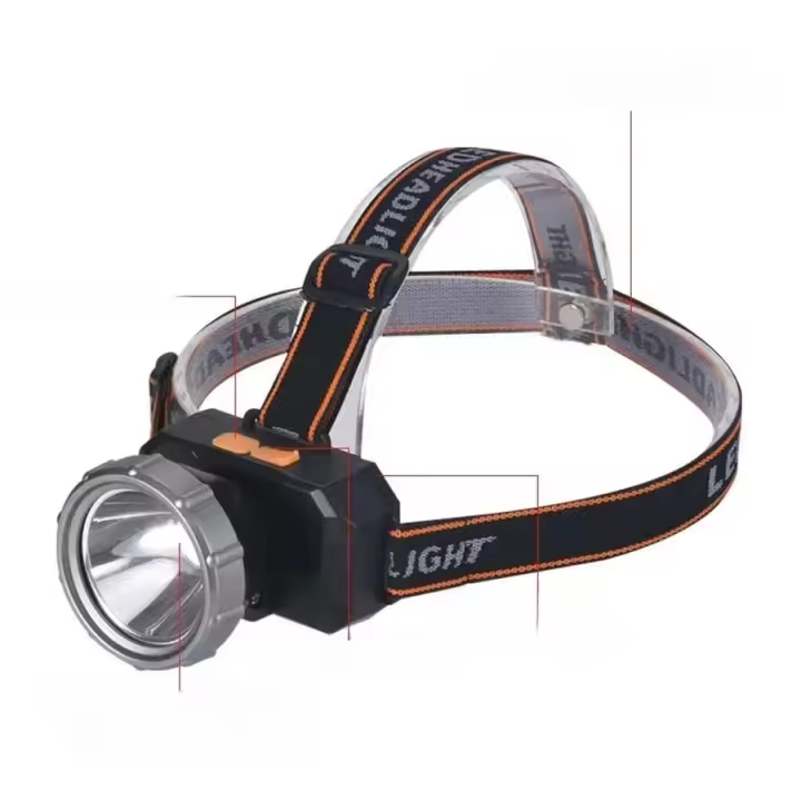 Linterna Frontal LED Portátil Recargable Con Batería 18650 Integrada Para Camping Y Pesca Modos De Iluminación 3 Ángulo De Haz 180° Impermeable - 1