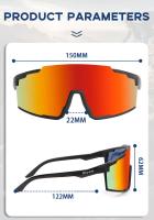Scvcn-gafas de sol de moda Y2K para hombre y mujer, lentes de lujo para deportes al aire libre, correr, carreras, UV400, bicicleta de montaña - details 4