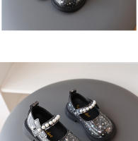Zapatos de Cuero Suaves Antideslizantes para Niñas Estilo Princesa Elsa para Primavera y Otoño - details 8