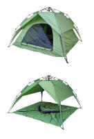 Tienda de campaña 3 personas Automático Deportes al aire libre portatil viajar Protección solar Camping - details 8