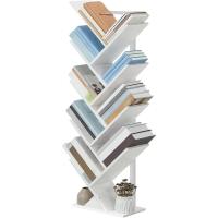 Estantería de Libros 9 Niveles, Estantes de Almacenamento, Forma de Árbol, Resistente y Duradera, Ahorro de Espacio, para CD, revistas, Libros, Sala de Estar, Blanco EWT08SJ01G1 - details 7