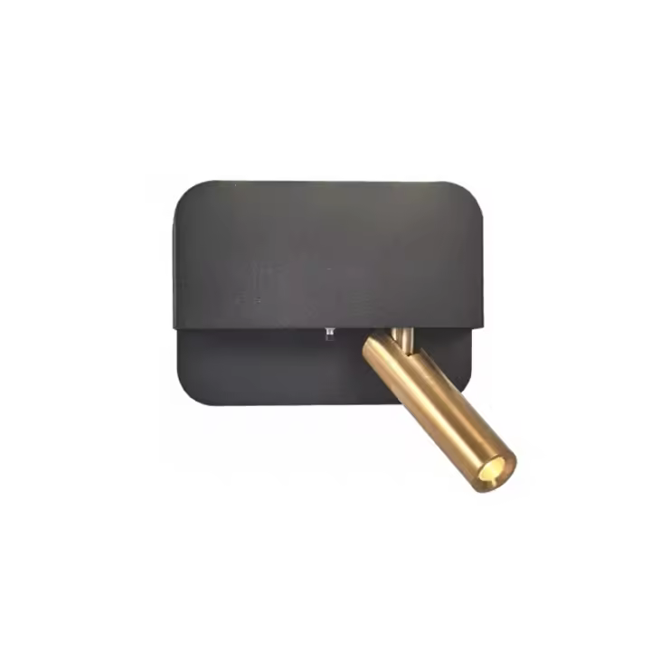 LEFAN-Lámpara LED giratoria de pared para dormitorio, foco moderno y Simple de 6W, luz de lectura para Hotel y cabecera - 1