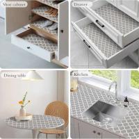 Almohadilla impermeable duradera antideslizante para armario de cocina, forro de marco simple, almohadilla multiusos práctica para armario - details 4