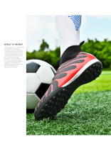 Alta parte superior transpirable zapatos de fútbol hierba artificial antideslizante zapatillas - details 49